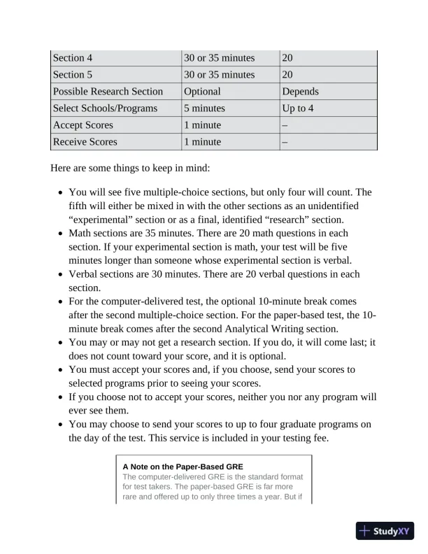Princeton Review GRE Prep, 2023: 5 Practice Tests + Review and Techniques (2022) - Page 25 preview image