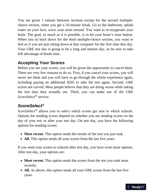 Princeton Review GRE Prep, 2023: 5 Practice Tests + Review and Techniques (2022) - Page 27 preview image