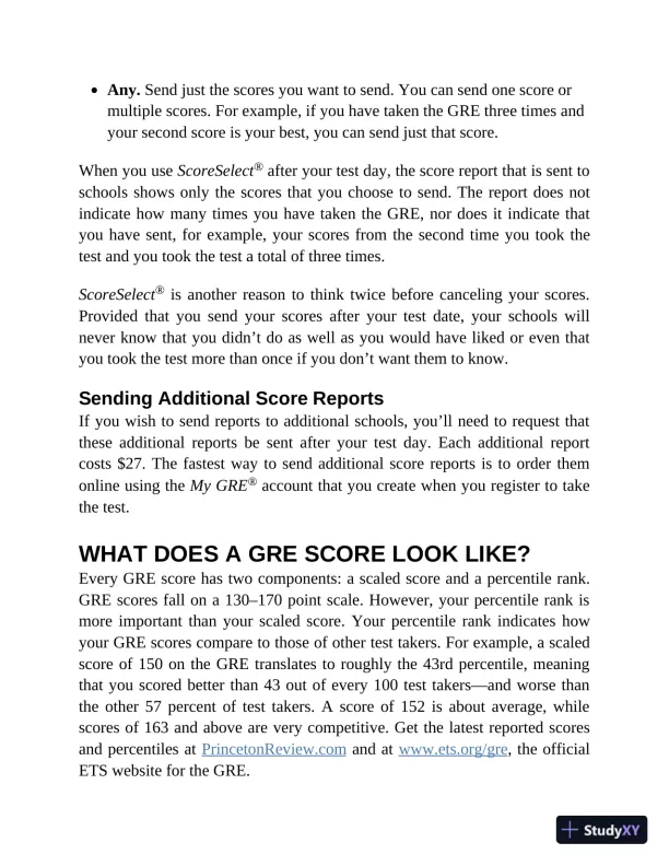 Princeton Review GRE Prep, 2023: 5 Practice Tests + Review and Techniques (2022) - Page 28 preview image