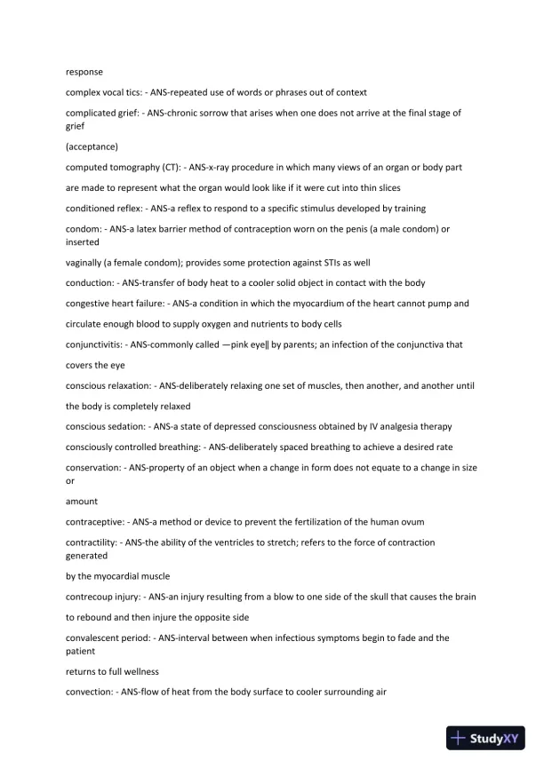 Comprehensive Practice Exam With Answers (836 Solved Questions) - Page 10 preview image