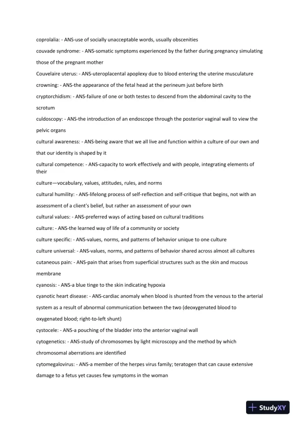 Comprehensive Practice Exam With Answers (836 Solved Questions) - Page 11 preview image