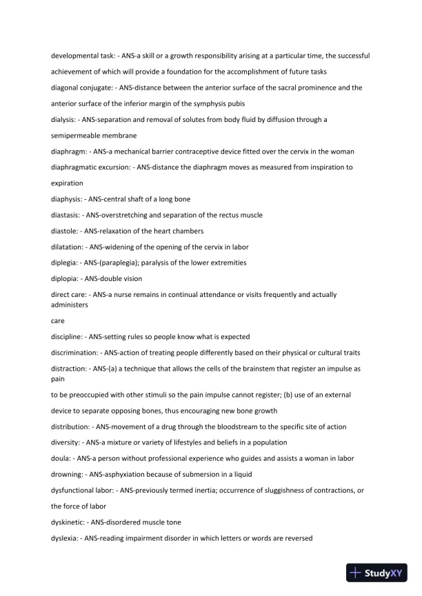 Comprehensive Practice Exam With Answers (836 Solved Questions) - Page 13 preview image