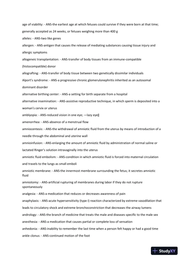 Comprehensive Practice Exam With Answers (836 Solved Questions) - Page 3 preview image
