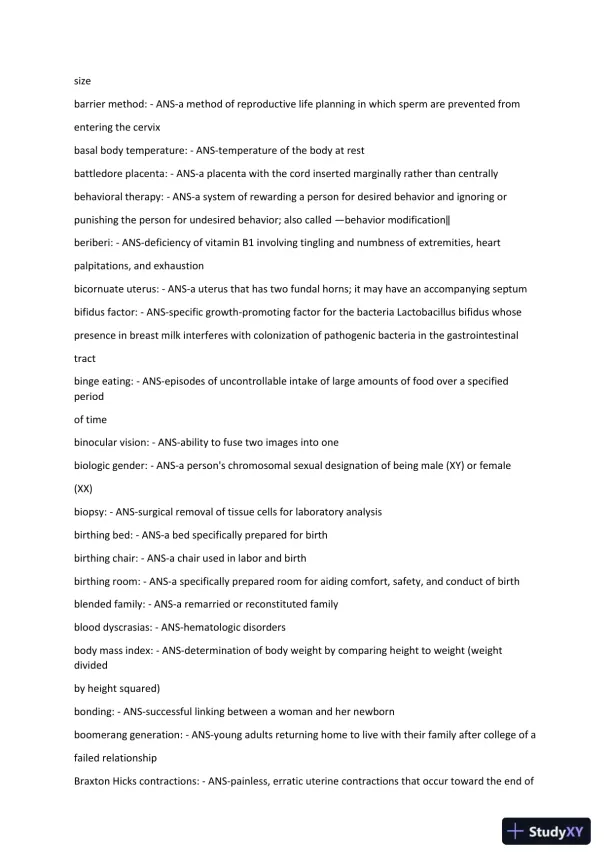 Comprehensive Practice Exam With Answers (836 Solved Questions) - Page 6 preview image