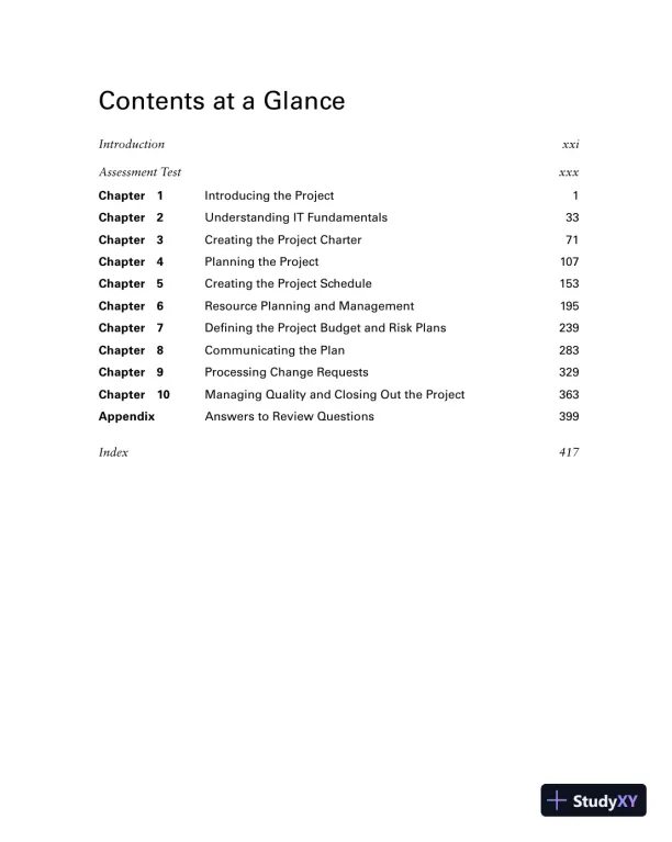 CompTIA Project+ Study Guide: Exam PK0-005 (2022) - Page 14 preview image