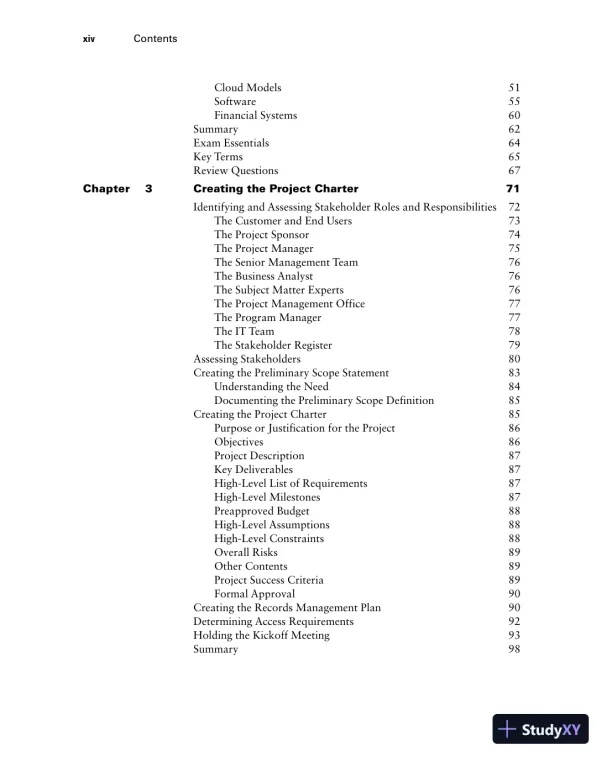 CompTIA Project+ Study Guide: Exam PK0-005 (2022) - Page 17 preview image