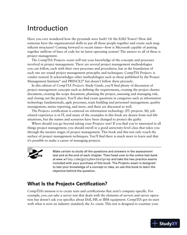 CompTIA Project+ Study Guide: Exam PK0-005 (2022) - Page 24 preview image