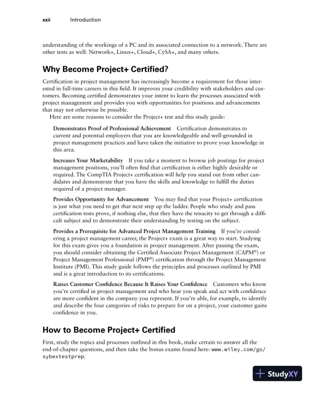 CompTIA Project+ Study Guide: Exam PK0-005 (2022) - Page 25 preview image