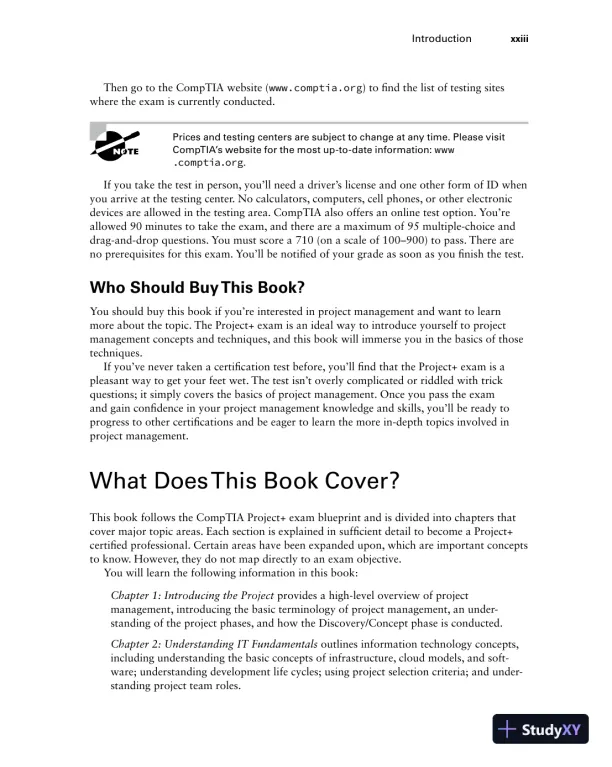 CompTIA Project+ Study Guide: Exam PK0-005 (2022) - Page 26 preview image