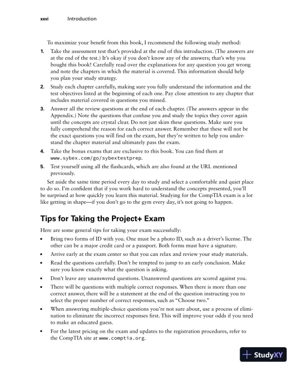 CompTIA Project+ Study Guide: Exam PK0-005 (2022) - Page 29 preview image