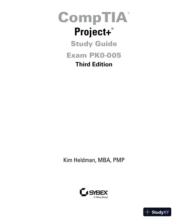 CompTIA Project+ Study Guide: Exam PK0-005 (2022) - Page 6 preview image