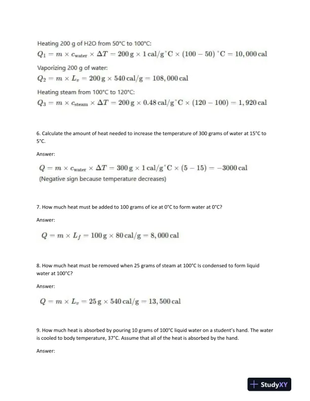 Comprehensive Physics and Chemistry Problem Set: Heat Transfer, Electric Circuits, Wave Properties, and Radioactive Decay - Page 5 preview image