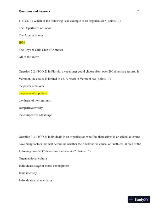 Comprehensive Analysis of Organizational Management and Strategies - Page 5 preview image