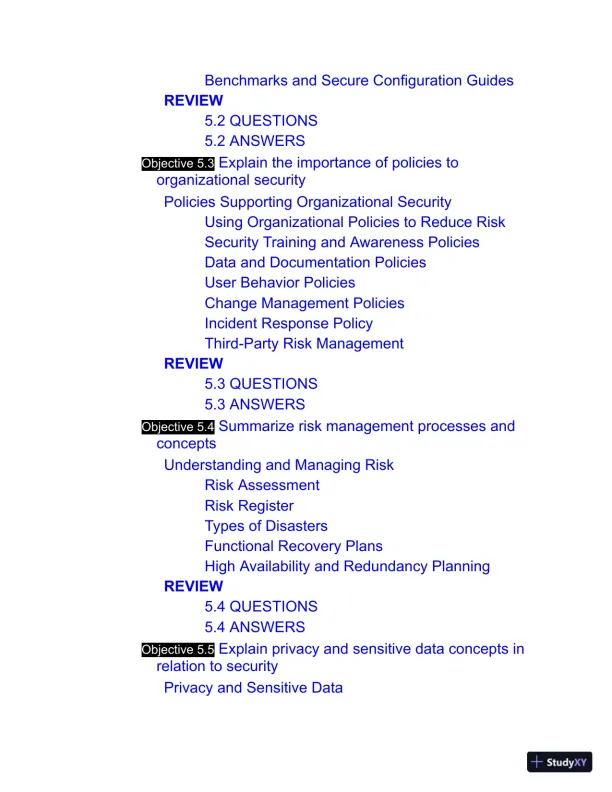 Mike Meyers CompTIA Security+ Certification Passport, Exam SY0-601, 6th Edition (2021) - Page 17 preview image