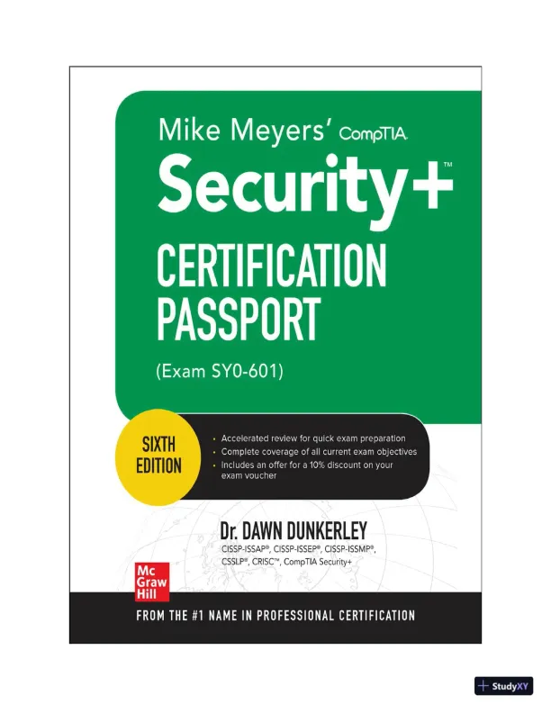 Mike Meyers CompTIA Security+ Certification Passport, Exam SY0-601, 6th Edition (2021) - Page 3 preview image