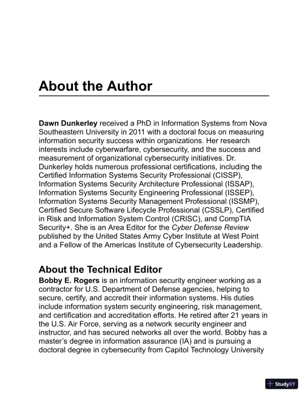 Mike Meyers CompTIA Security+ Certification Passport, Exam SY0-601, 6th Edition (2021) - Page 4 preview image