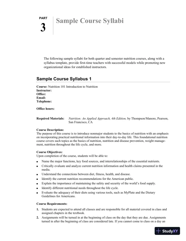 Lecture Notes for Nutrition An Applied Approach, 4th Edition - Page 16 preview image