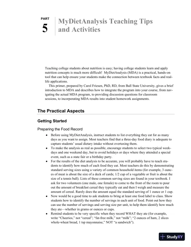 Lecture Notes for Nutrition An Applied Approach, 4th Edition - Page 24 preview image