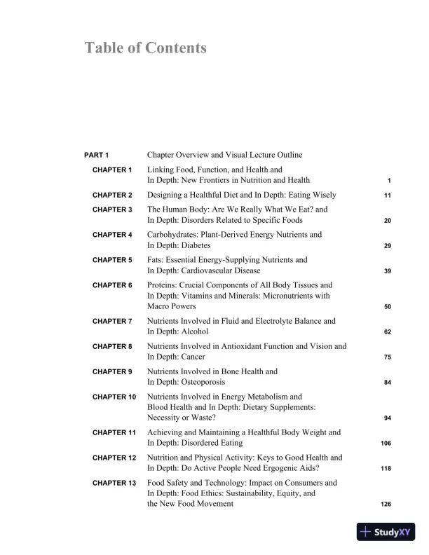 Lecture Notes for Nutrition An Applied Approach, 4th Edition - Page 3 preview image