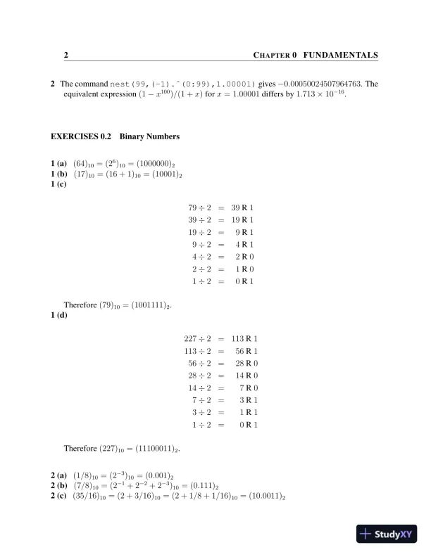 Solution Manual for Numerical Analysis, 2nd Edition - Page 7 preview image