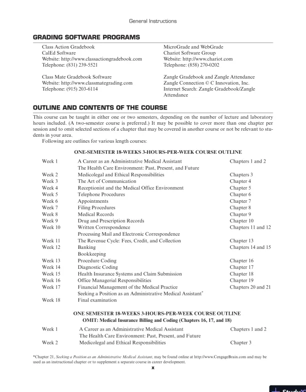 Solution Manual For Administrative Medical Assisting, 8th Edition - Page 10 preview image