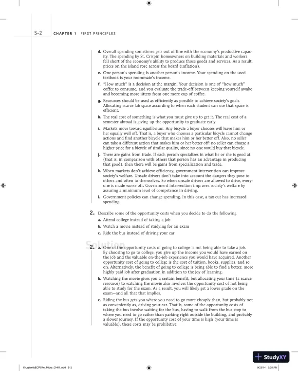Macroeconomics Fourth Edition Solution Manual - Page 3 preview image