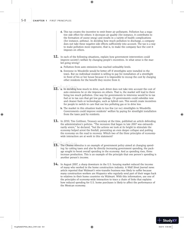 Macroeconomics Fourth Edition Solution Manual - Page 9 preview image