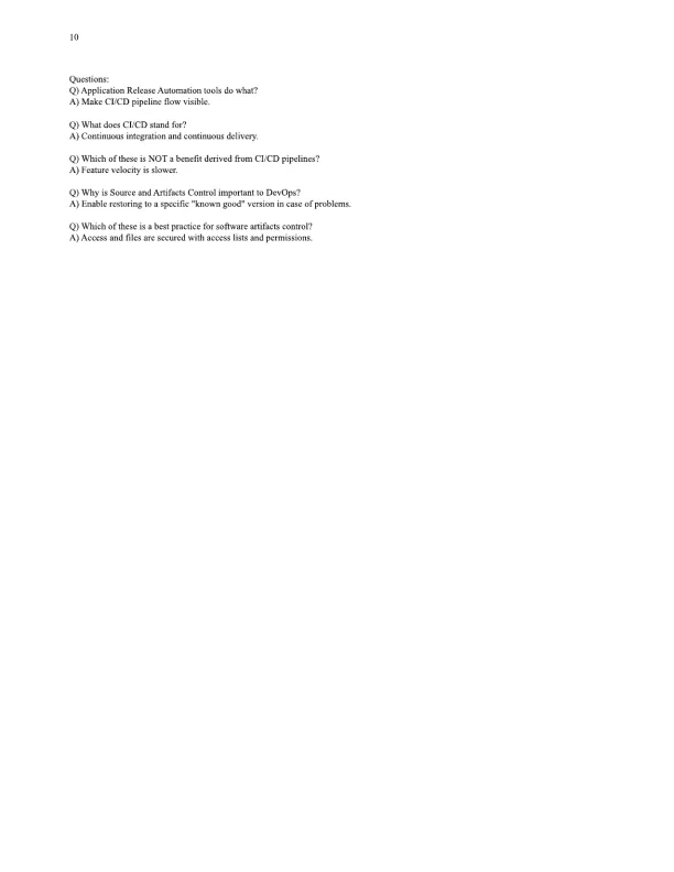 DevOps and Its Importance Study Notes - Page 10 preview image