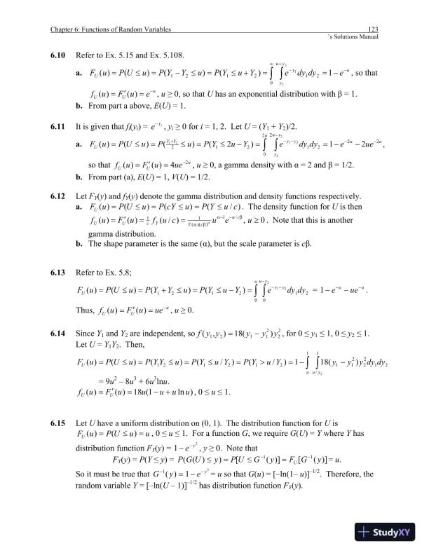Mathematical Statistics With Applications, 7th Edition Solution Manual - Page 11 preview image