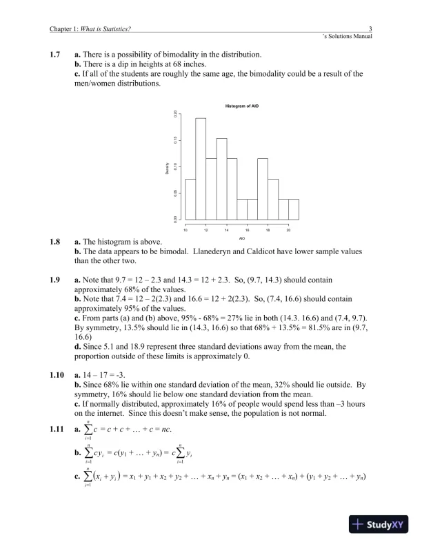 Mathematical Statistics With Applications, 7th Edition Solution Manual - Page 4 preview image