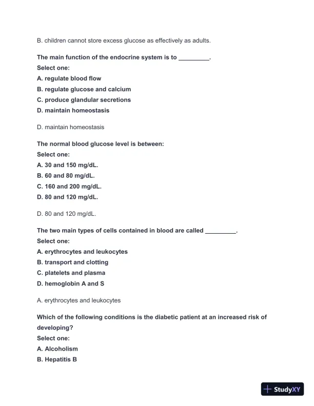 2024-2025 West Coast EMT Block Exam #3 with Answers (183 Solved Questions) - Page 18 preview image
