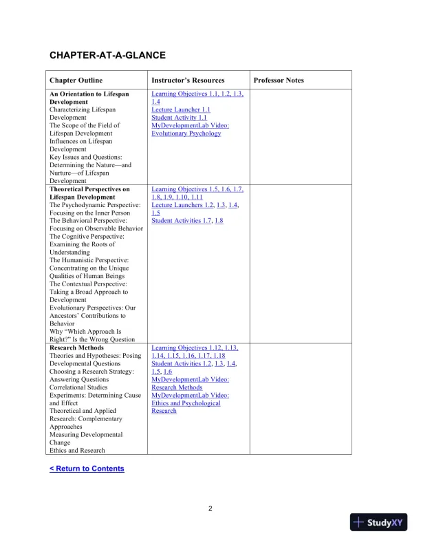Class Notes for Development Across the Life Span, 8th Edition - Page 4 preview image