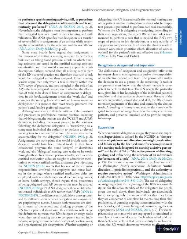 Prioritization, Delegation, and Assignment: Practice Exercises for the NCLEX-RN® Examination (2021) - Page 14 preview image