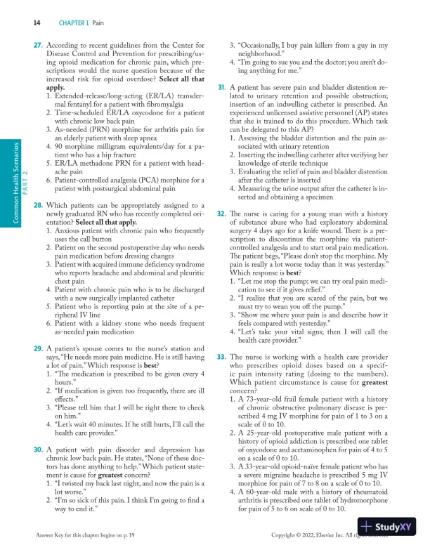 Prioritization, Delegation, and Assignment: Practice Exercises for the NCLEX-RN® Examination (2021) - Page 25 preview image