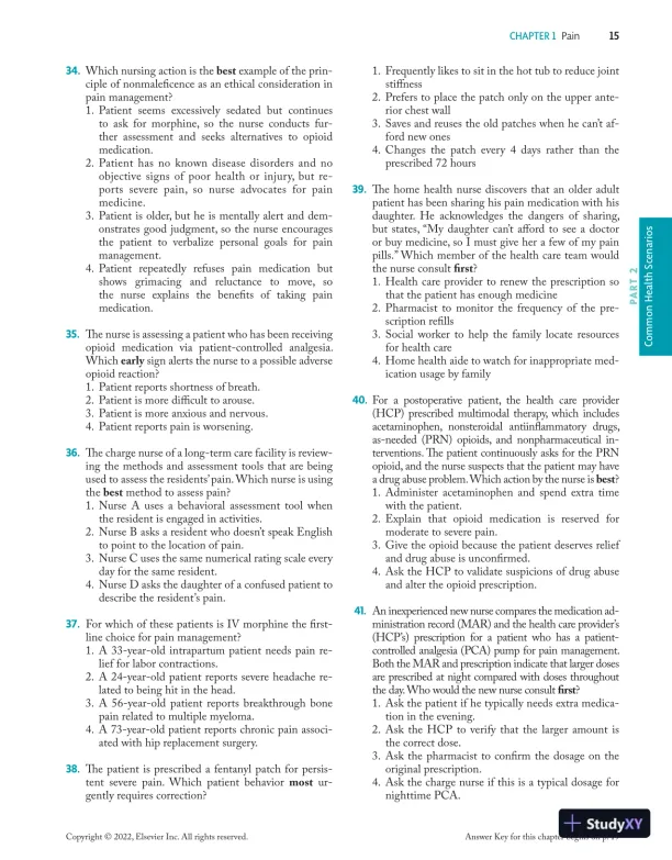 Prioritization, Delegation, and Assignment: Practice Exercises for the NCLEX-RN® Examination (2021) - Page 26 preview image