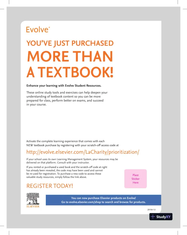 Prioritization, Delegation, and Assignment: Practice Exercises for the NCLEX-RN® Examination (2021) - Page 3 preview image