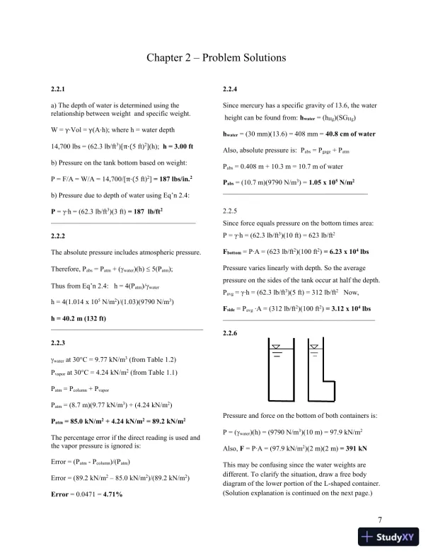 Solution Manual for Fundamentals of Hydraulic Engineering Systems, 5th Edition - Page 10 preview image
