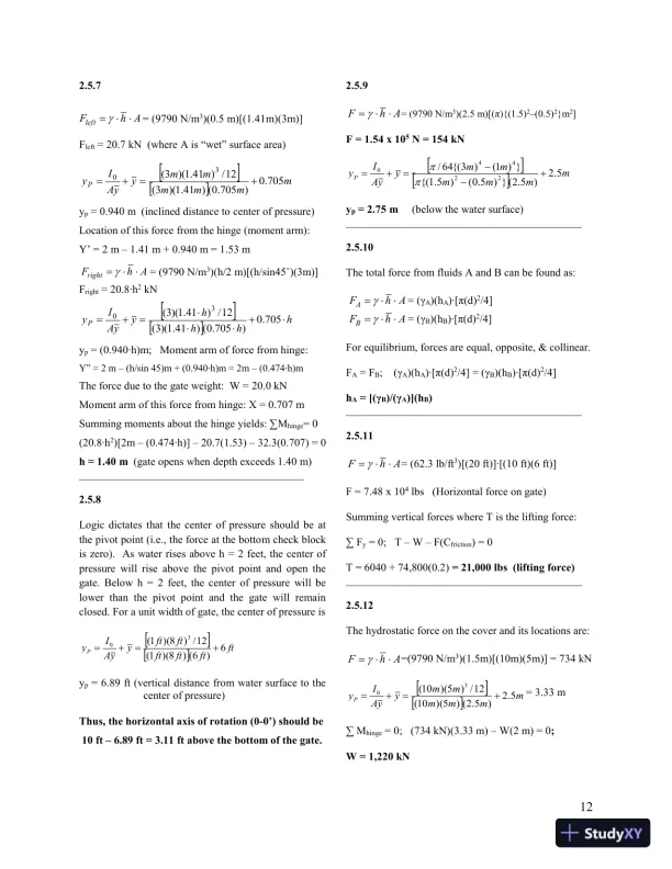 Solution Manual for Fundamentals of Hydraulic Engineering Systems, 5th Edition - Page 15 preview image