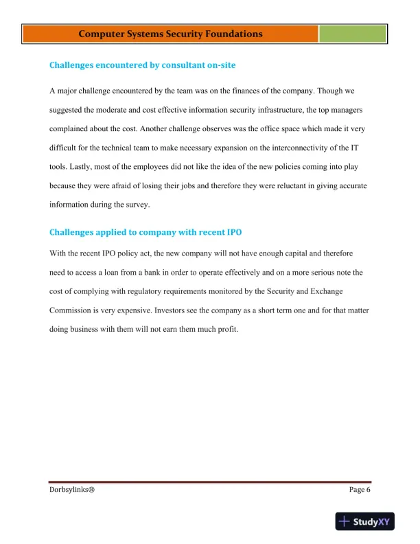 Computer Systems Security Foundations - Page 7 preview image