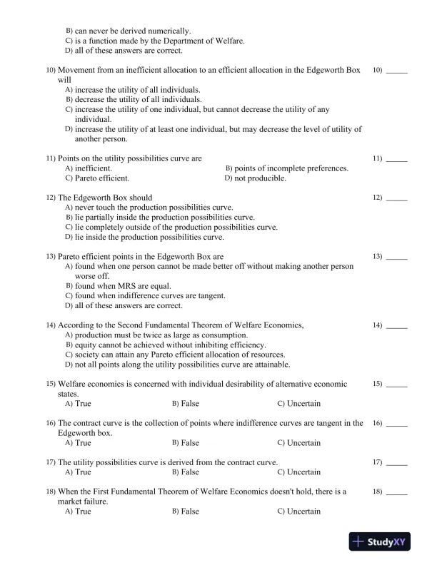 Public Finance in Canada 5th Edition Test Bank - Page 7 preview image