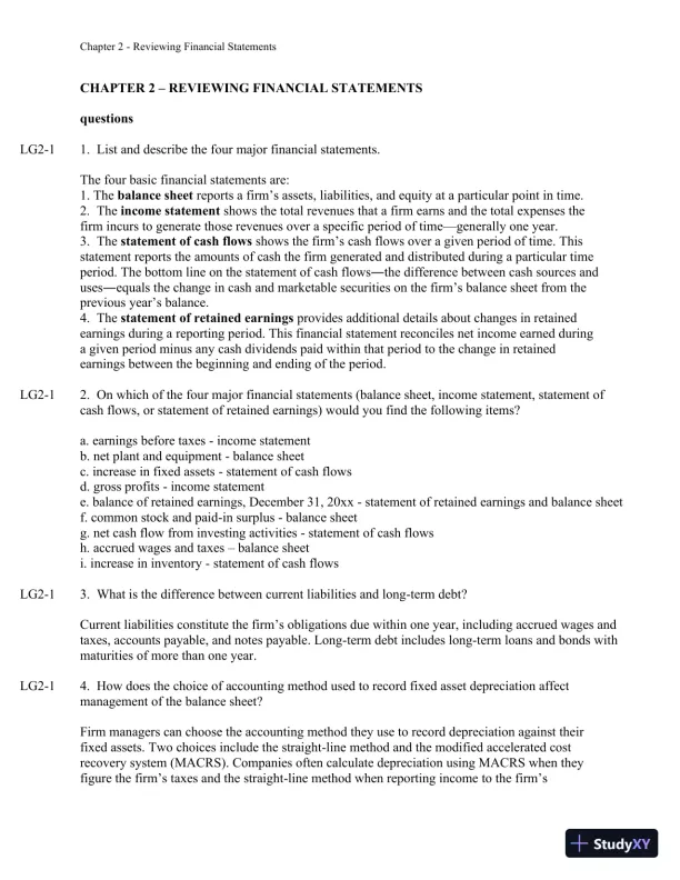 Solution Manual For Finance: Applications and Theory, 5th Edition - Page 1 preview image