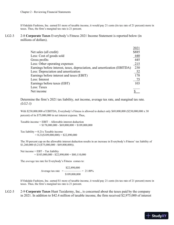 Solution Manual For Finance: Applications and Theory, 5th Edition - Page 10 preview image
