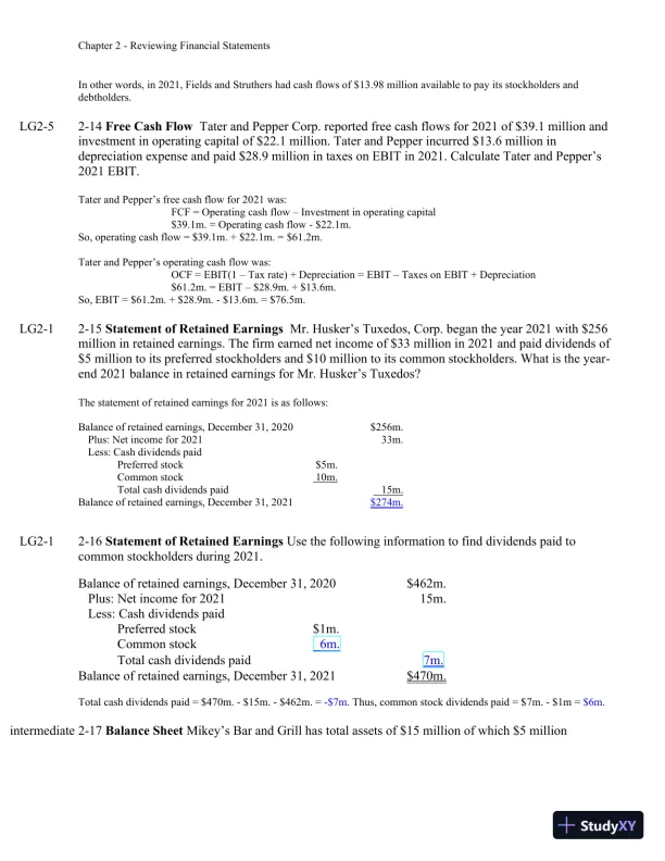 Solution Manual For Finance: Applications and Theory, 5th Edition - Page 13 preview image