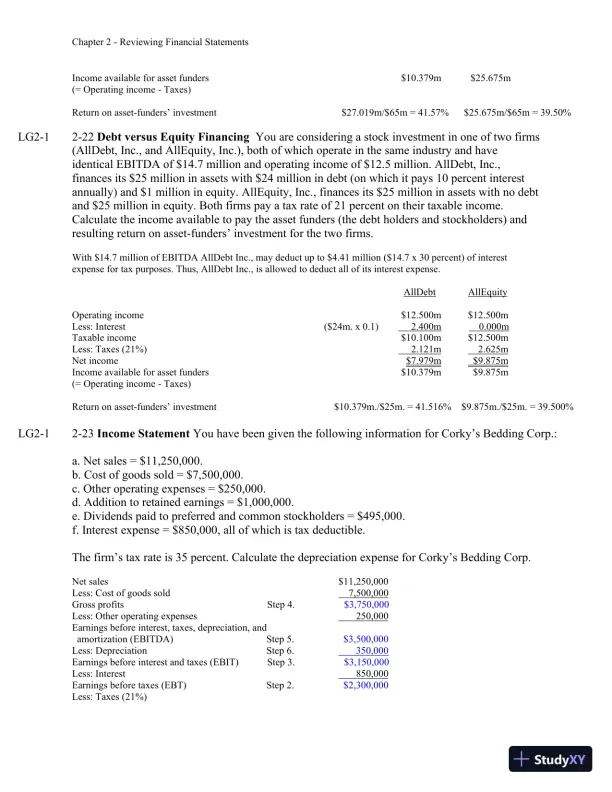 Solution Manual For Finance: Applications and Theory, 5th Edition - Page 16 preview image