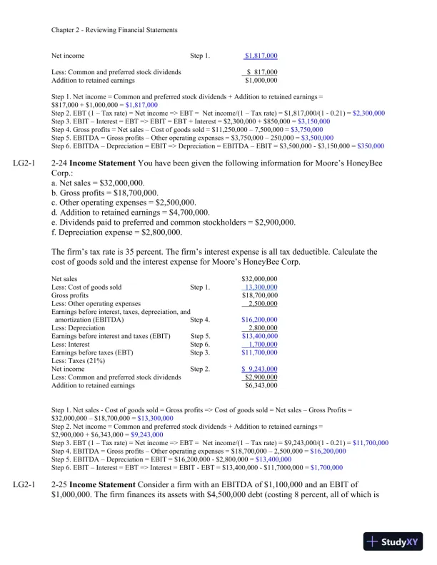 Solution Manual For Finance: Applications and Theory, 5th Edition - Page 17 preview image