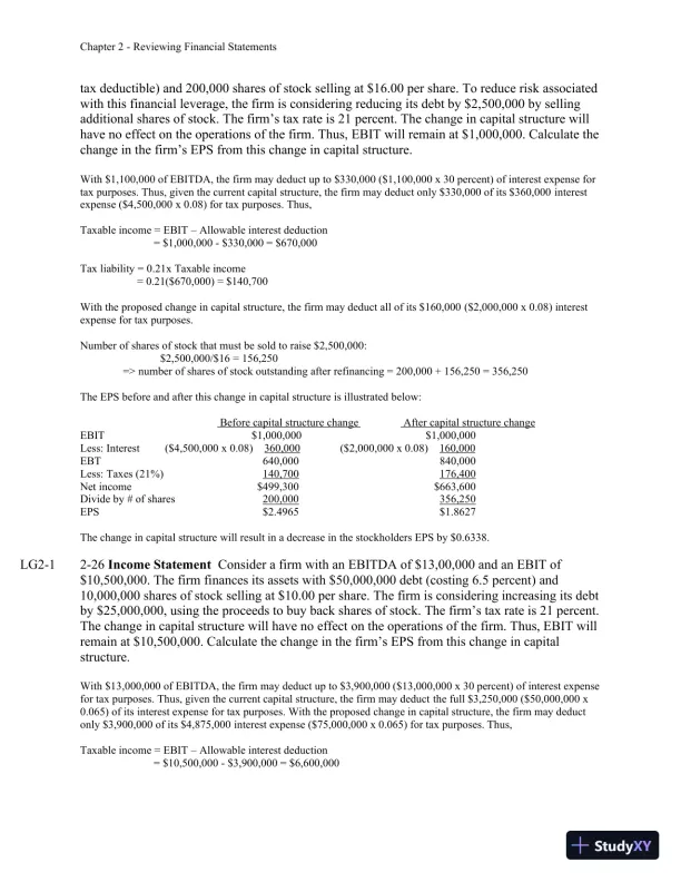 Solution Manual For Finance: Applications and Theory, 5th Edition - Page 18 preview image