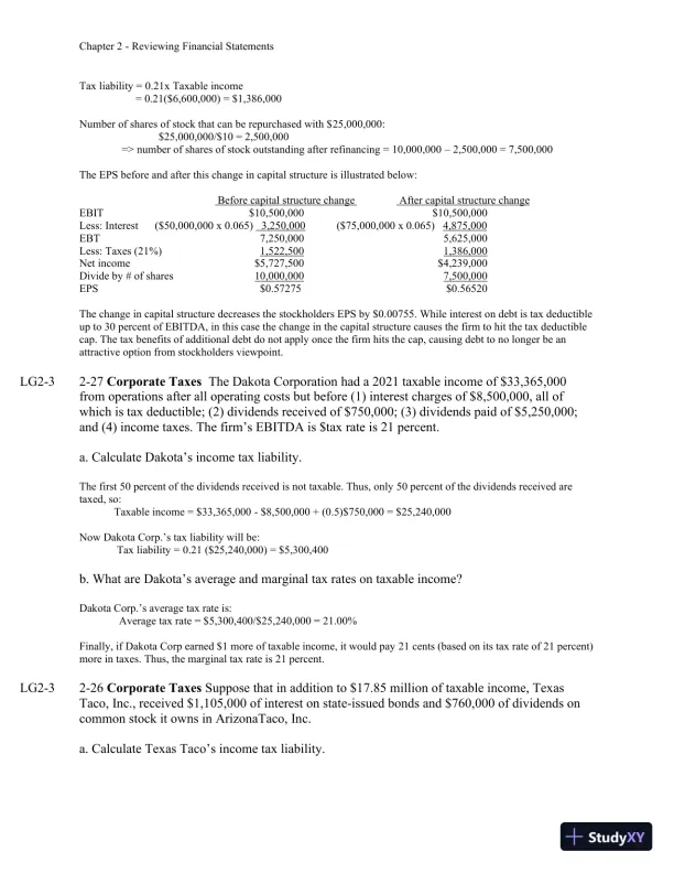 Solution Manual For Finance: Applications and Theory, 5th Edition - Page 19 preview image