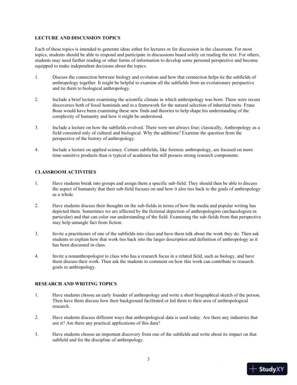 Class Notes for Exploring Biological Anthropology: The Essentials, 4th Edition - Page 6 preview image