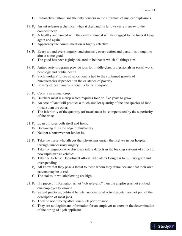 A Concise Introduction to Logic, 11th Edition Solution Manual - Page 4 preview image