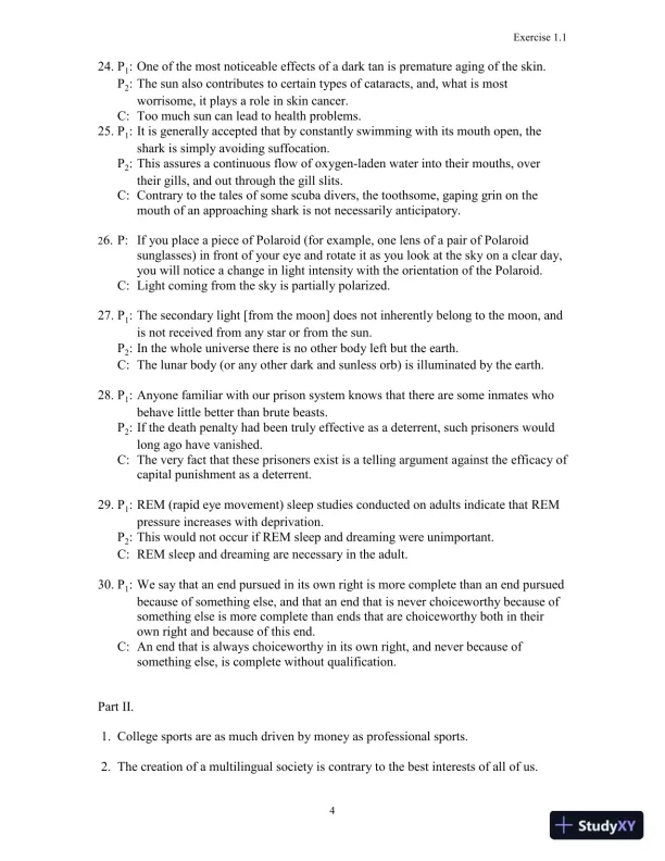 A Concise Introduction to Logic, 11th Edition Solution Manual - Page 5 preview image